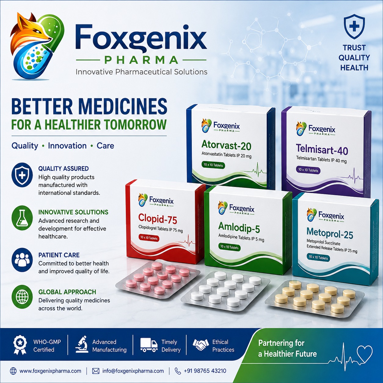 HIV/AIDS Medicines Manufacturer in Baddi