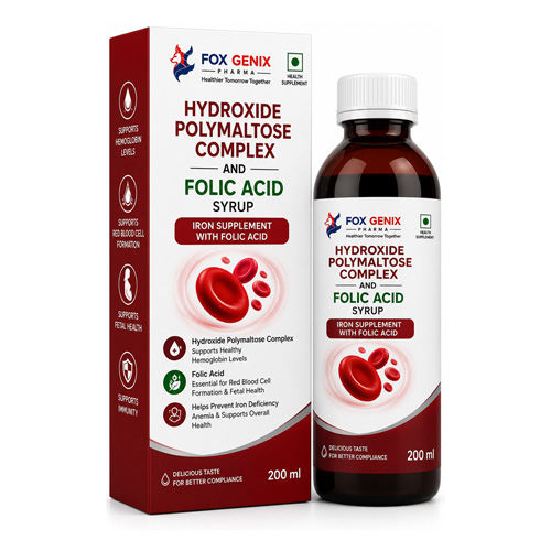 Hydroxide Polymaltose Complex And Folic Acid Syrup Suppliers in Thane