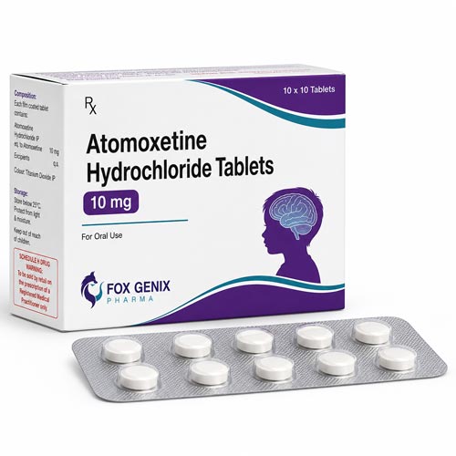 Atomoxetine Hydrochloride Tablets 10 mg Suppliers in Thane