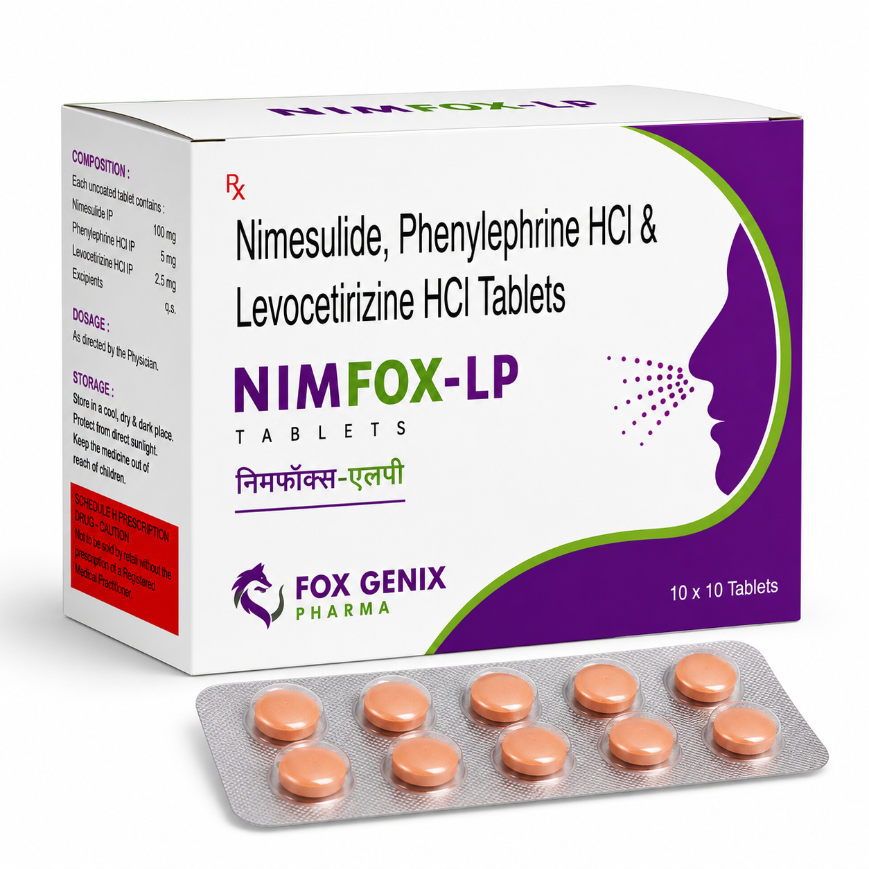 Nimesulide, Phenylephrine HCl & Levocetirizine HCI Tablets R Suppliers in Thane
