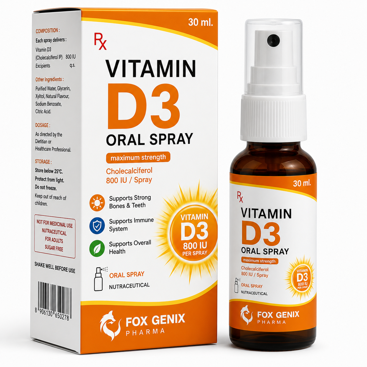 Vitamins D3 Oral Spray Suppliers in Thane