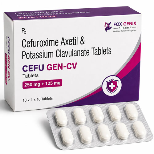 Cefuroxime Axetil & Potassium Clavulanate Tablets Manufacturer in Baddi