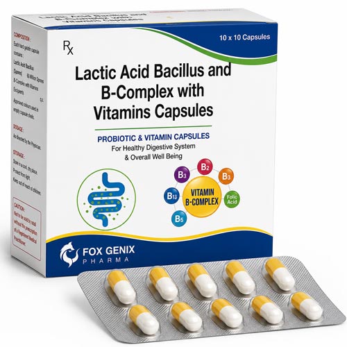 Lactic Acid Bacillus and B-Complex with Vitamins Capsules Suppliers in Thane