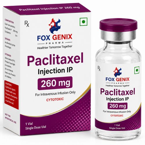 Paclitaxel Injection IP 260mg Manufacturers in Baddi