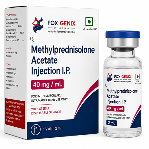 Methylprednisolone Acetate Injection I.P. 2ML Suppliers in Thane
