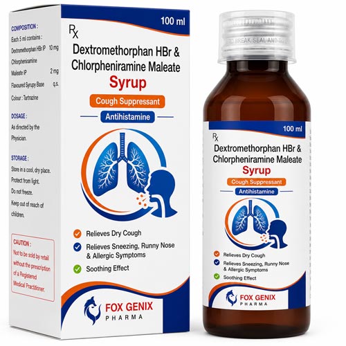 Dextromethorphan HBr & Chlorpheniramine Maleate Syrup Suppliers in Thane