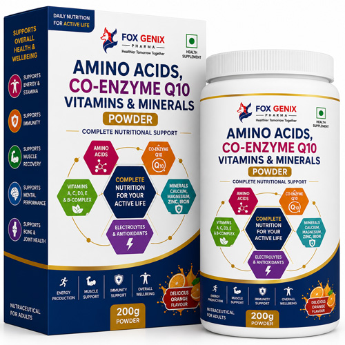 Amino Acids, Co-enzyme Q10 Vitamins & Minerals Powder Suppliers in Thane