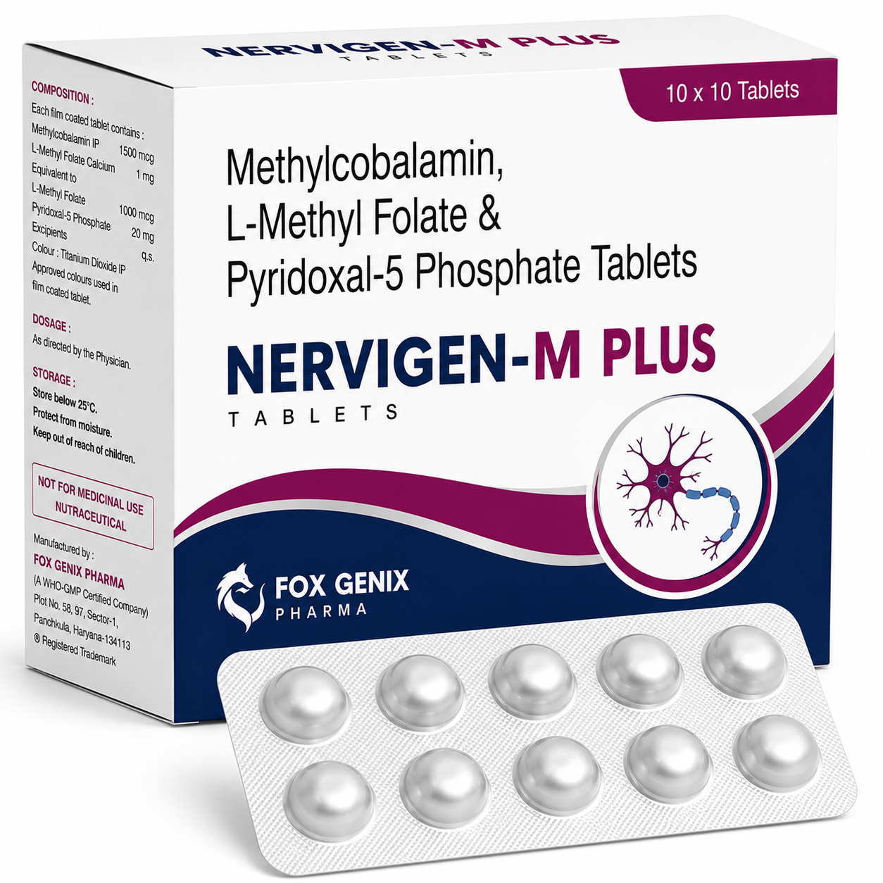 Methylcobalamin, L-Methyl Folate & Pyridoxal-5 Phosphate Tablets Suppliers in Thane