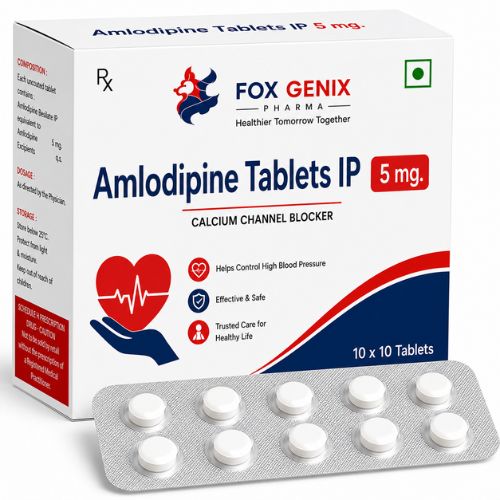 *Amlodipine Tablets IP 5mg. Suppliers in Thane
