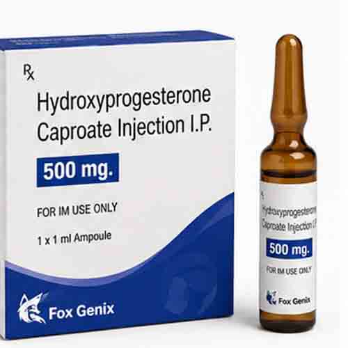 Hydroxyprogesterone Caproate Injection I.P. 500 mg. Manufacturers in Baddi