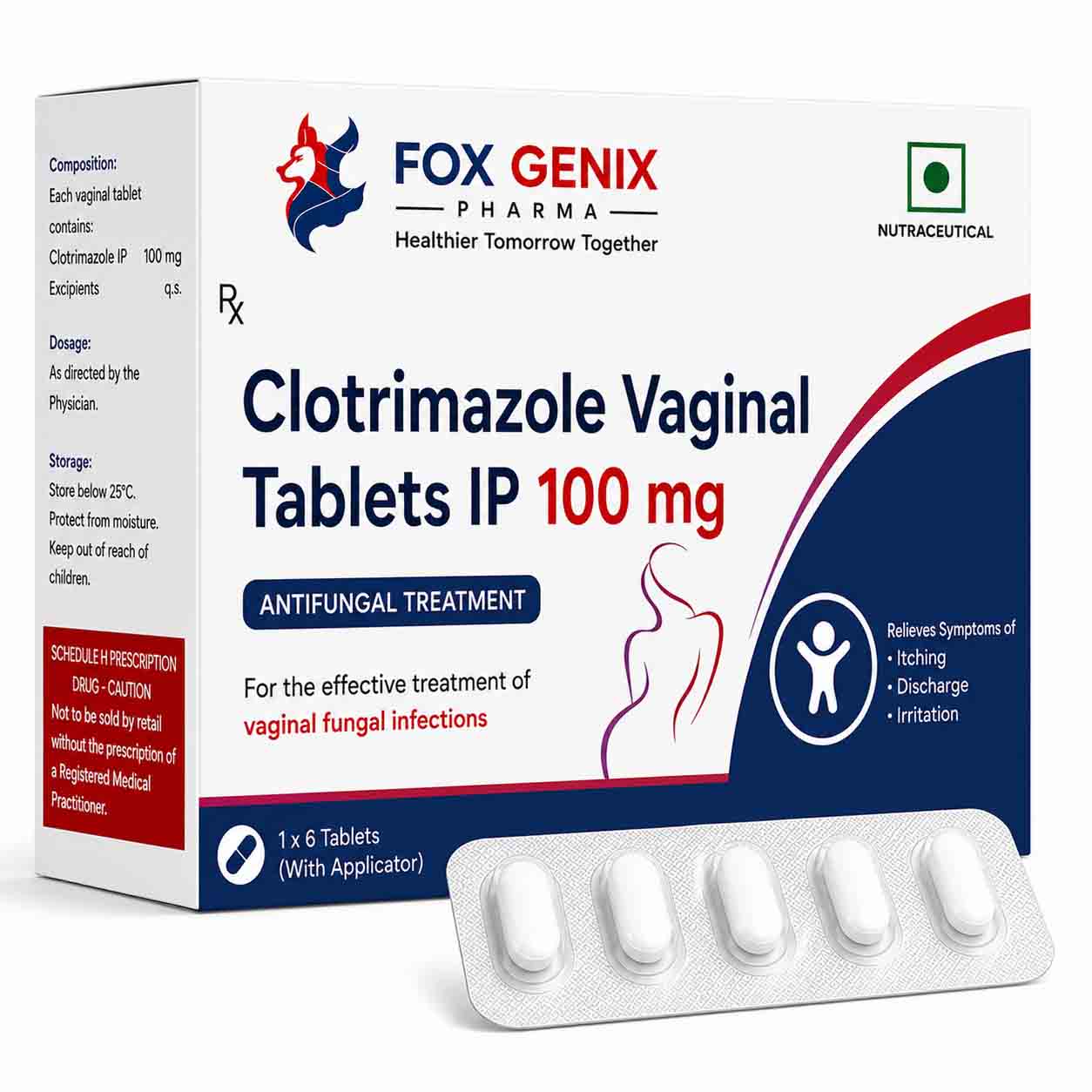 Clotrimazole Veginal Tablets IP 100mg Suppliers in Thane