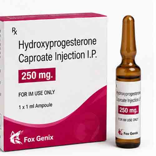 Hydroxyprogesterone Caproate Injection I.P. 250 mg. Manufacturers in Baddi