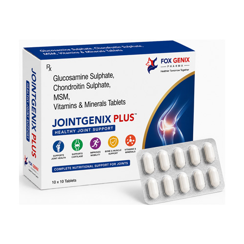 Glucosamine Sulphate, Chondroitin Sulphate, MSM, Vitamins & Minerals Tablet Suppliers in Thane