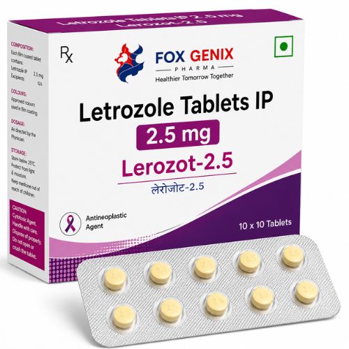 Letrozole Tablets IP 2.5 mg Lerozot-2.5 Suppliers in Thane