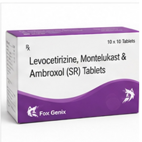 Levocetirizine, Montelukast & Ambroxol (SR) Tablets Suppliers in Thane