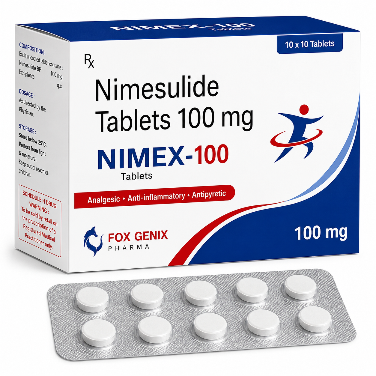 Nimesulide Tablet 100mg Suppliers in Thane