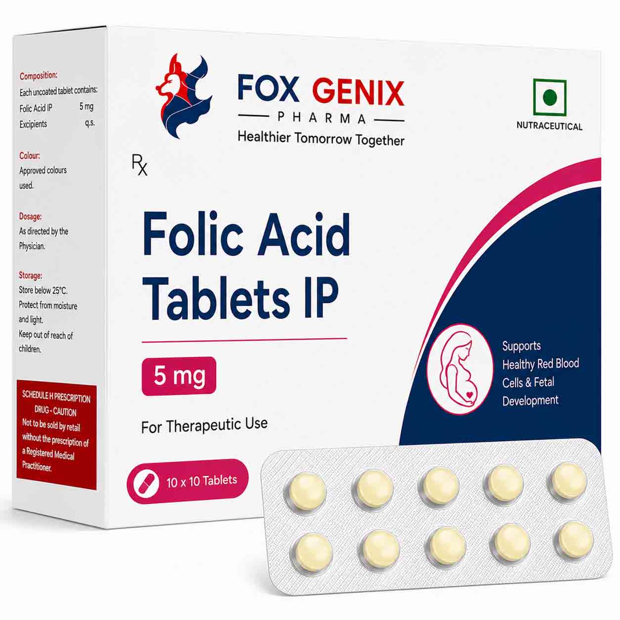 Folic Acid Tablets IP Suppliers in Thane