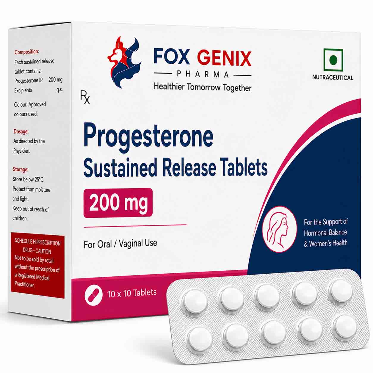 Progesterone Sustained Release Tablets 200mg Suppliers in Thane