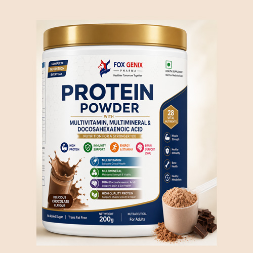 Protein Powder with Multivitamin, Multimineral & Docosahexaenoic Acid Manufacturers in Baddi