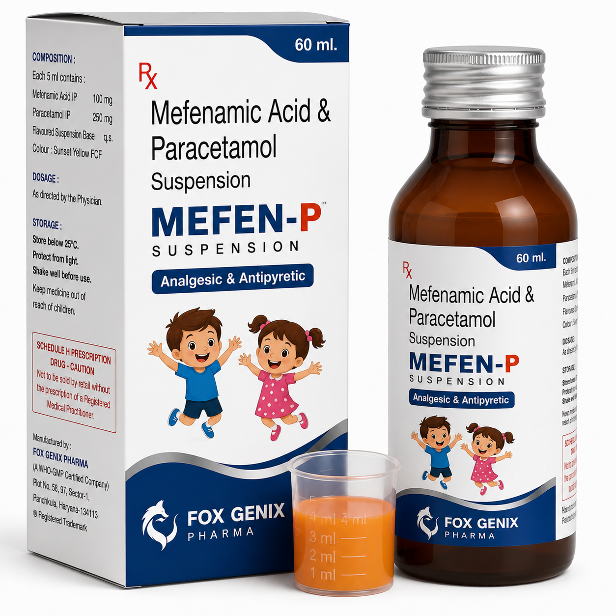 Mefenamic Acid & Paracetamol Suspension Suppliers in Thane