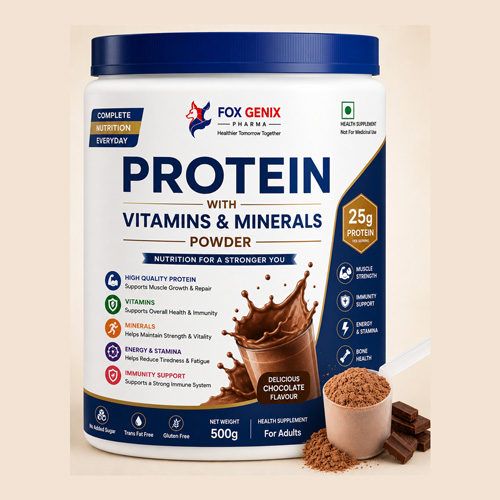 Protein with Vitamins & Minerals Powder Manufacturers in Baddi