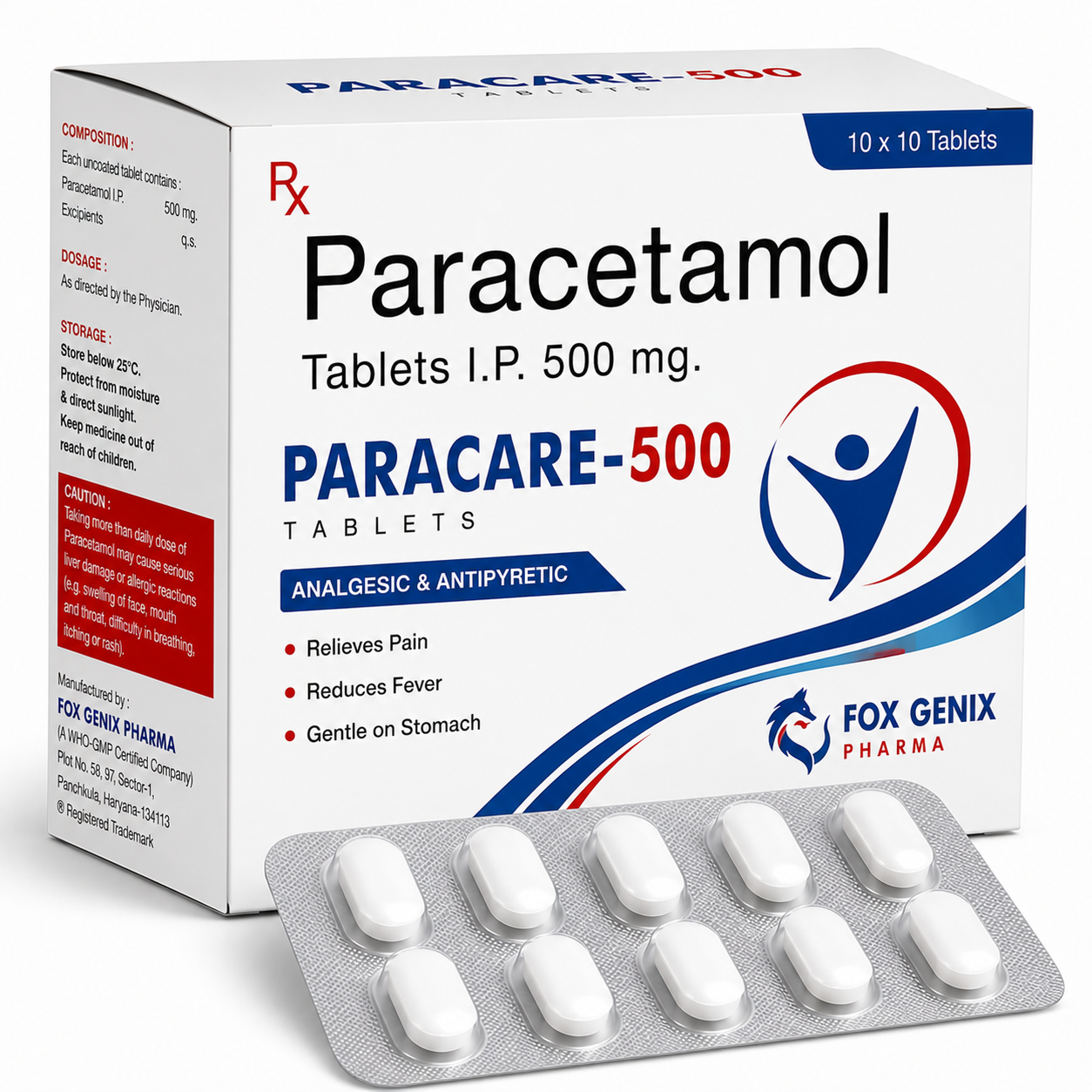 Paracetamol Tablets I.P. 500 mg. Suppliers in Thane