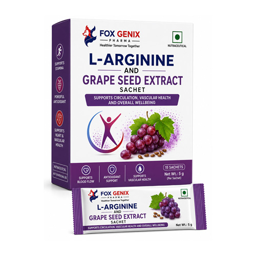 L-Arginine and Grape Seed Extract Sachet Suppliers in Thane