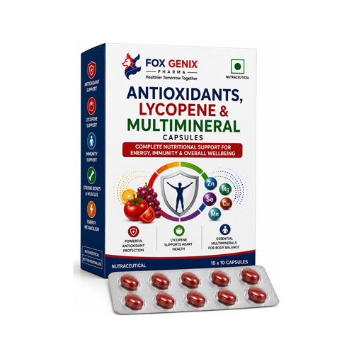 Antioxidants, Lycopene, Multivitamins, Minerals, Ginseng and Methylcobalamin Softgel Capsules Manufacturers in Baddi