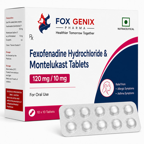 Fexofenadine Hydrochloride & Montelukast Tablets Suppliers in Thane