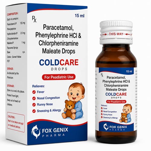 Paracetamol, Phenylephrine HCI & Chlorpheniramine Maleate Drops Suppliers in Thane