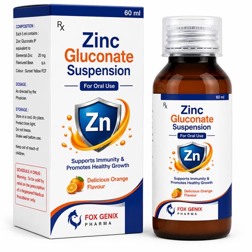 Zinc Gluconate Suspension 60ml. Suppliers in Thane