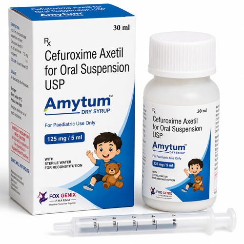 Cefuroxime Axetil for Oral Suspension USP Manufacturers in Baddi