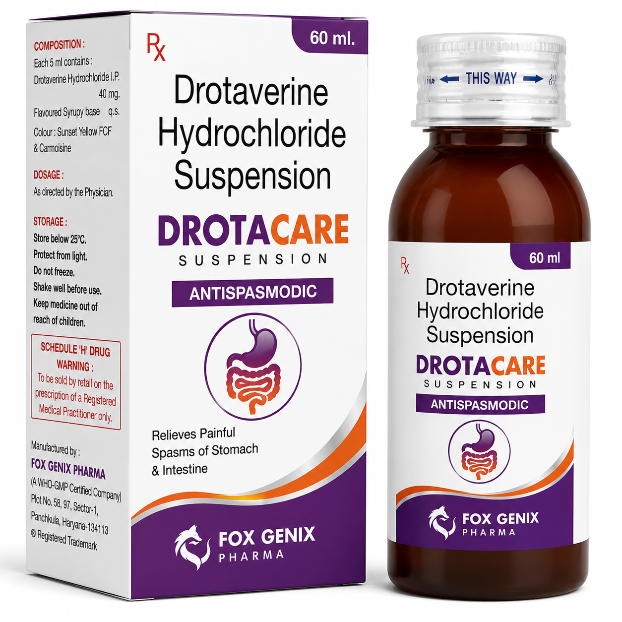 Drotaverine Hydrochloride Suspension Suppliers in Thane