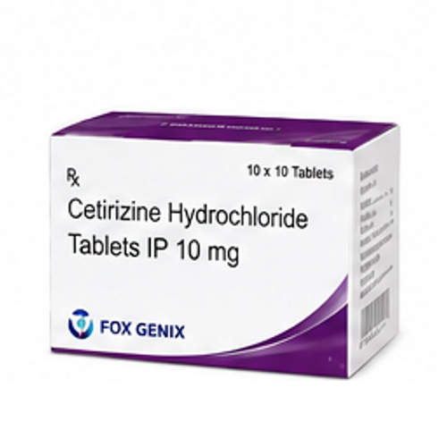  Cetirizine Hydrochloride Tablets IP 10 mg Suppliers in Thane