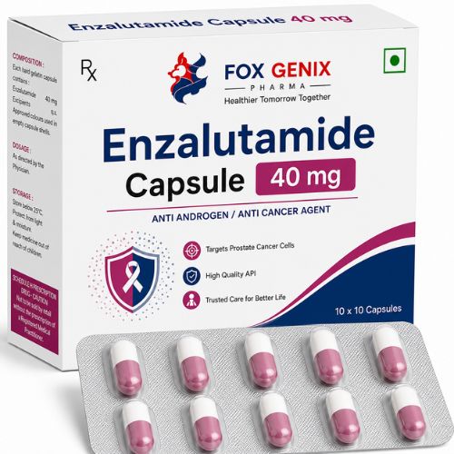 Enzalutamide Capsule 40mg. Suppliers in Thane