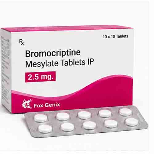 Bromocriptine Mesylate Tablets IP 2.5 mg Suppliers in Thane