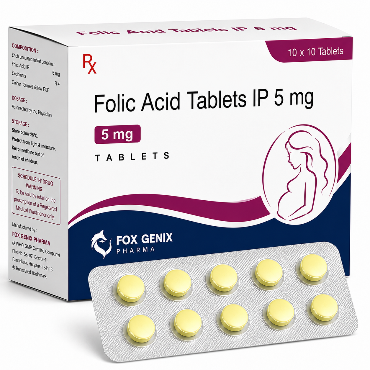 Folic Acid Tablets IP 5 mg Suppliers in Thane