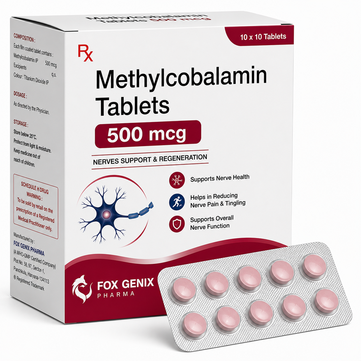 Methylcobalamin Tablets 500 mcg Suppliers in Thane